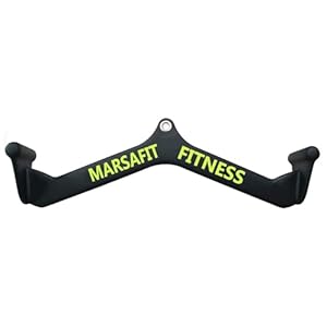 Home Gym Fitness Remo T-Bar V-Bar Polea Cable Accesorios para Máquina de Bíceps, Tríceps Lat Barra de Tracción de Fuerza de Espalda Mango de Entrenamiento Pull Down