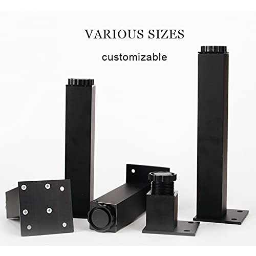 Patas de sofá de 35 cm de aluminio ideales para elevar tu cama y armarios 7