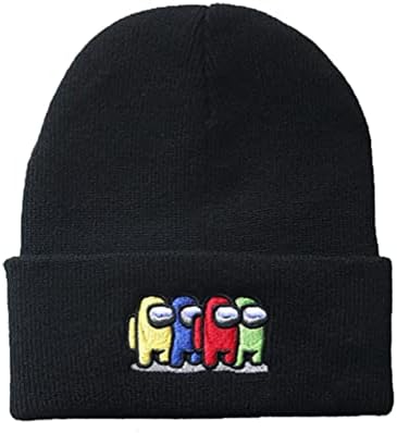 Awyjcas Video Game Games Impostor Fashion Trend Classic Winter Warm Knit Hat Beanie Cap for Children Adults Adolescents Cap