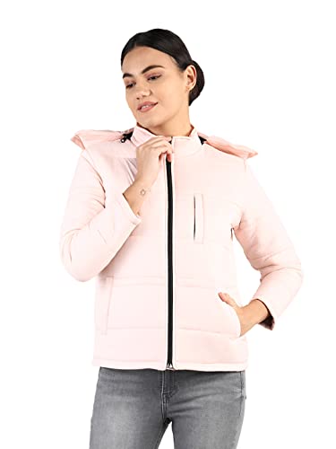 Image of CHKOKKO Women's Winter Quilted Jacket BabyPeach M