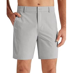 Libin Men’s Golf Shorts 7″ Work Dress Shorts Casual Flat Front Hybrid Shorts Lightweight Quick Dry