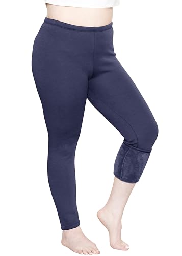 Image of STRETCH IS COMFORT Cotton Capri Leggings, Knee Length Pants, Plus Size