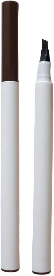 Caneta Fio a Fio para Sobrancelha e Barba Microblading Tridente Resistente a Agua (Castanho Claro Pink 21)
