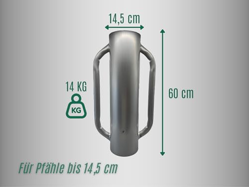 Pfahlramme von Berger & Schröter für sicheres Einschlagen von Pfählen