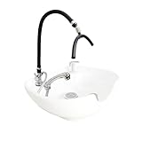 Head Spa Tools - Shampoo Bowl Waterfall Accessories with Y-shaped Water Outlet, Shower Head, Hair Spa Attachment for Barber Station, Home & Salon Use