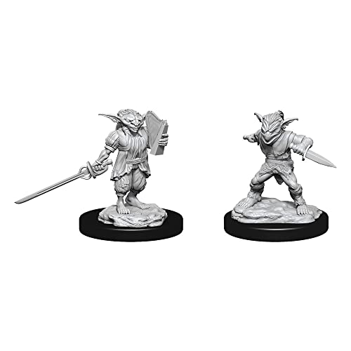 WizKids D&D Nolzur's Marvelous Unpainted Miniatures: W15 Male Goblin Rogue & Female Goblin Bard