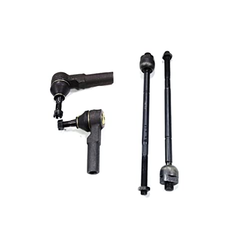 4 Pc Steering Kit Inner & Outer Tie Rod Ends #TOP19
