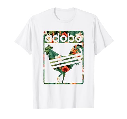 Adobo de pinoy floral vintage Camiseta