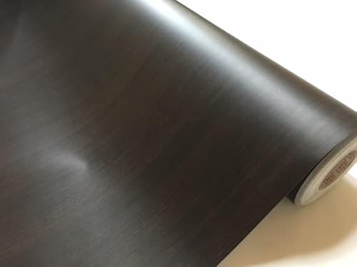 木目調カッティングシート 124cm×50cm 柾杢目ブラック 木目調ラッピングシート 壁紙ウォールステッカーDIYウッド黒木目
