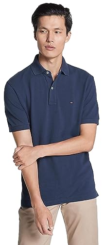 Image of Tommy Hilfiger Men's Short Sleeve Cotton Pique Polo Shirt in Regular Fit 2024 Collection