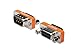 DIGITUS D-Sub 9 Null-Modem Adapter - 9-Pin Kupplung - Stecker zu Buchse - Gender-Changer - Metallgehäuse