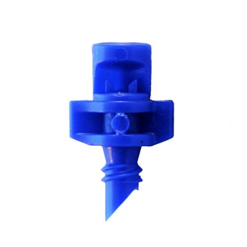 xGarden 60 Pack Blue 90 Degree Micro Sprayer Fan Jet - for Hydroponic and Aeroponic Misters and Cloners