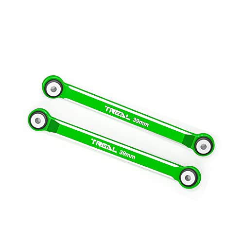 TREAL SCX24 Upper 2 Links ?4 Links Conversion? 39mm Alu#7075 for Axial SCX24 C10 Bronco Gladiator 1/24 Scale Trucks (Green)
