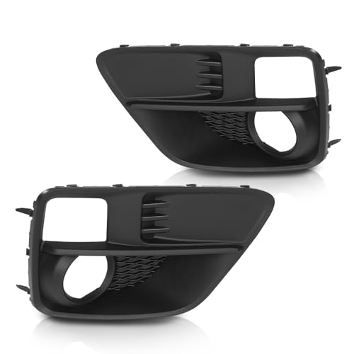 LQI Front Bumper Fog Light Covers Bezel Fit Subaru WRX & WRX STI 2015-2017