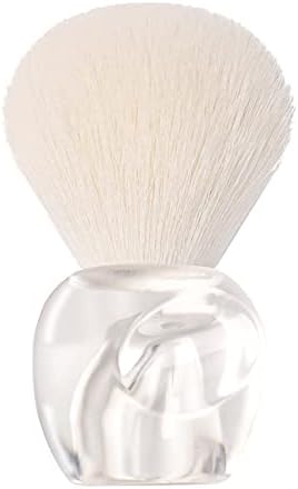 BQAN Nail Dust Brush Nail Art Dust Powder Remover Brush Nail Arts Dust Cleaner Brush Soft Kabuki Cleaner Brush for Makeup or Acrylic UV Gel Nail Arts (Transparent)