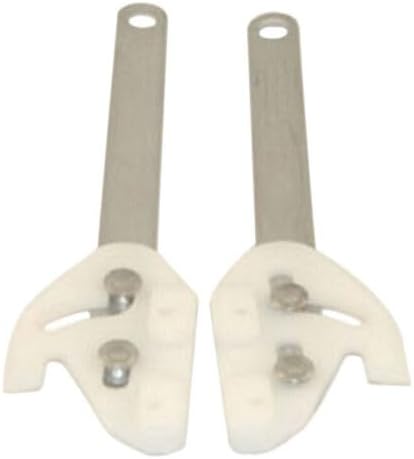 Replacement for fits Barton Kramer 1336C White Nylon Window Lock 0.25 L x 7.38 H x 1.81 W in.
