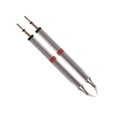 Image of Thermaltronics K80TZ003 Tweezers Cartridge Pair - Micro Fine 0.25mm (0.01in)
