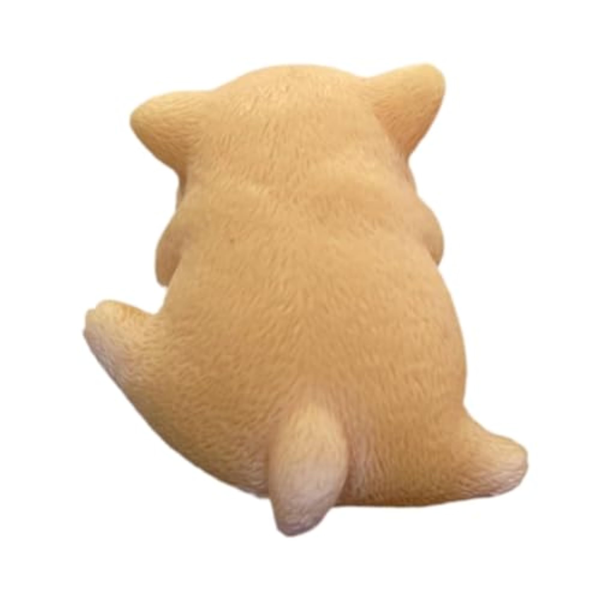 Mini Dog Animal Figurine Statue for Office Desk Decor