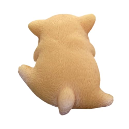 Image of CALANDIS Mini Animal Figurine Statue Computer Monitors Decor for Office Car Desk Dog