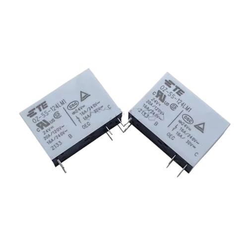 Relais de puissance OZ-SS-124LM1 TE 24VDC 16A pour circuit imprimé en lot de 10 pièces
