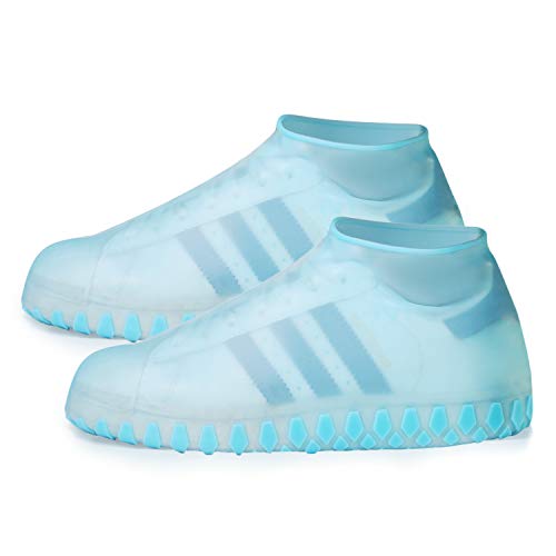 VITCOCO Cubierta de Zapato de Silicona, Cubierta de Zapato Impermeable, Funda de Zapatos con Suela Antideslizante, Lavable Reutilizable Zapatos...