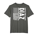 Diaz Last Name Funny Surname Team Diaz Family T-Shirt