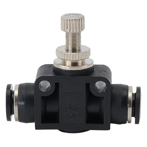 Raccord pneumatique SA-8 blanc vanne d'arrêt 8mm à insertion rapide anti-fuite d'air