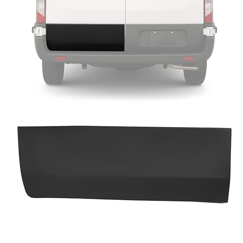 BALOCEO Rear Left Door Molding Without Hole Compatible with 2015-2019 Ford Transit-150 250 350 350 HD, Replacement Plastic(PP+TD20) Black Door Lower Trim Molding Panel