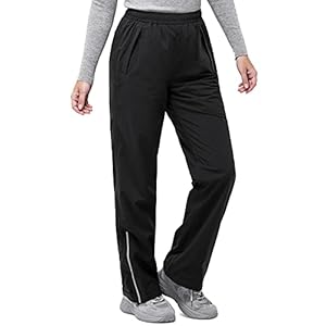 33,000ft Women’s Rain Pants Lightweight Breathable Waterproof Pants Windproof Overall Pant for Hiking, cyclin, Golf, Outdoor