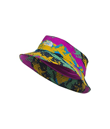 The North Face Class V Top Knot Bucket, Arrowwood Yellow Mountain Panorama Print, Small/Medium #TOP28