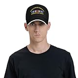 nopicsn Global-War-On-Terrorism-Expeditionary-Medal-Ribbon Pride Veteran Adjustable Baseball Cap for Outdoor Sun Protection - Men & Women Black