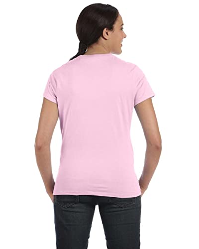 Image of Hanes Women's Perfect-T Crewneck T-Shirt, Lightweight Cotton Short Sleeve Tee for Women