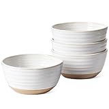 LE TAUCI Cereal Bowls Set of 4, Ceramic Soup Bowl 28 oz, Stoneware Kitchen Bowl for Pho, Chip, Fruit, Salad...