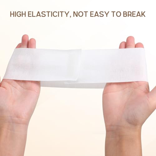 Healeved Disposable Headbands for Facials Spa Headband 30 Pcs Non-Woven Skincare Headband with Adjustable Closure Stretch Hair Band for Makeup and Face Wash - Image 3