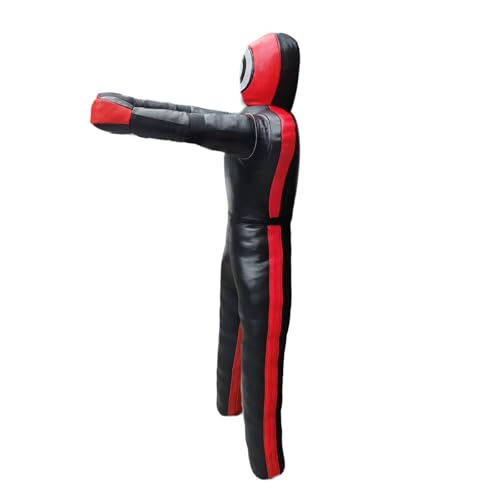 Menolana Unfilled Wrestling Dummy, Boxing Dummy,Standing Multifunction,Professional Punching Bag,Grappling Training Aid for Practicing, 165cm Height