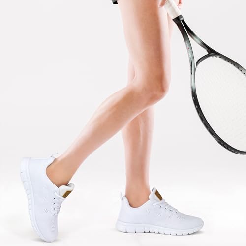 FUDYNMALC Womens Sneakers Tennis Shoes: Fashion Lightweight Non Slip Footwear for Running Walking Casual2