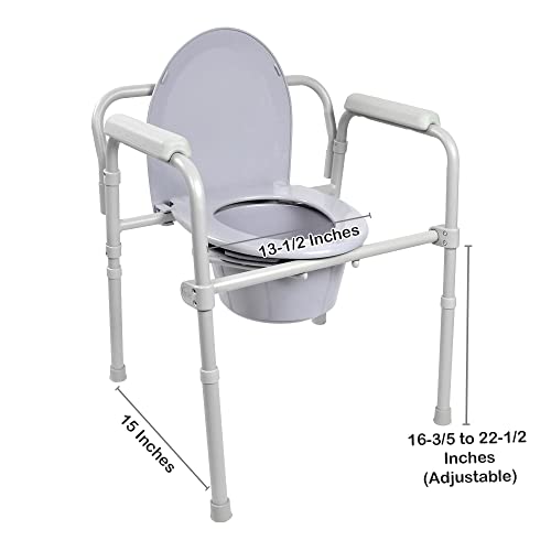 Mckesson 146-11148-1 Folding Commode Chair thumb #1