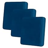 hyha Velvet Couch Cushion Covers, Soft Sofa Seat Covers for sectional 3 Cushion Couch Washable, Magic Sofa Slipcover with Elastic Bottom, Non-Slip Furniture Protector for Pets, Kid(3PC, Royal Blue)