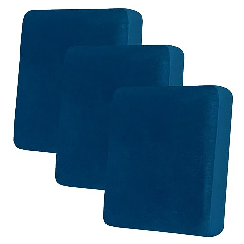 hyha Velvet Couch Cushion Covers, Sofa Covers for 3 Cushion Couch Washable