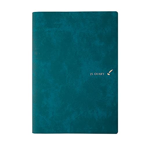 【ESダイアリー後継品】 【手帳 2022年】 和気文具 JS ダイアリー A5 見開き1ヶ月 ノート ピーコックブルー