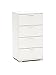 MeMi Me613BIA Cassettiera, Legno, Bianco, 38x45x85 cm