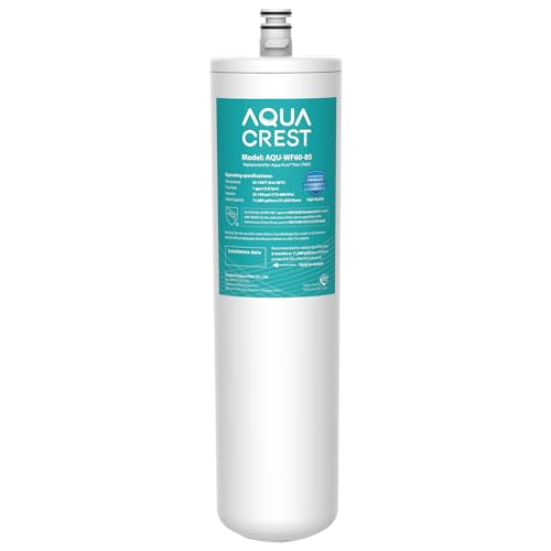 AQUACREST DW85 Under Sink Water Filter, Replacement for 3M Aqua-Pure AP-DW85, 5584408, AP-DWS700, Cuno CFS8112, CFS8812X-S, CFS8720, KOHLER K-201-NA, KOHLER K-202-NA, Model No. WF60-85