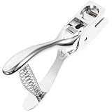 GRIRIW 打孔機 手動楕形穴あけパンチツール 効率的で耐久性のあるカード 紙用パンチャー 使いやすい実用的ホールパンチ