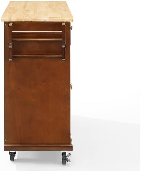Manhattan Kitchen Cart - 52" Width - Walnut