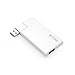 Super Slim USB Hub 3.0 with Swiveling Connector (4 Port Compact, Bus-Powered, Silver), Perfect for Laptops, Ultrabooks, MacBooks & Microsoft Surface Series (Windows 10 Compatible)