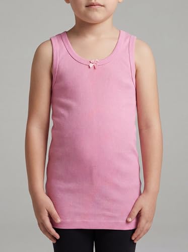 Image of Andrew Scott Girls Camis & Tanks | 100% Cotton Tank Top Layering Undershirts | Multi Pack Colors