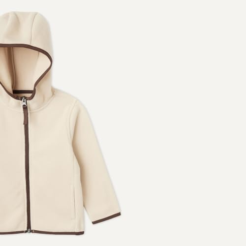Image of Amazon Essentials Boys and Toddlers' Polar Fleece Full-Zip Hooded Long Sleeve Insulated Coat Jacket