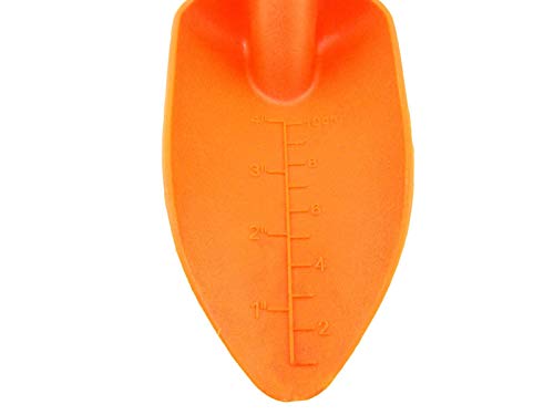 Pala de mano para jardinería color naranja miniatura 3