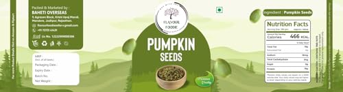 Image of Flavour Foodie Pumpkin Seeds - A Grade Seeds for Eating | Protein Rich Seeds | Healthy Diet Snacks | Rich in Protein | Pumpkin Seeds(100g)