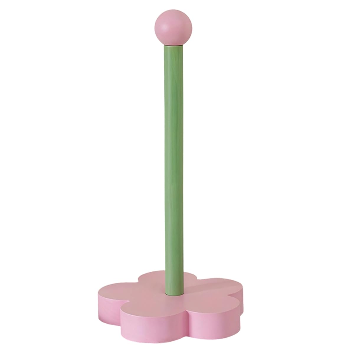 UDSKNV[KSL Wood Paper Towel Holder Kitchen Roll Paper Towel Holder Bathroom Tissue Vertical Stand Paper Towel Storage Holder
